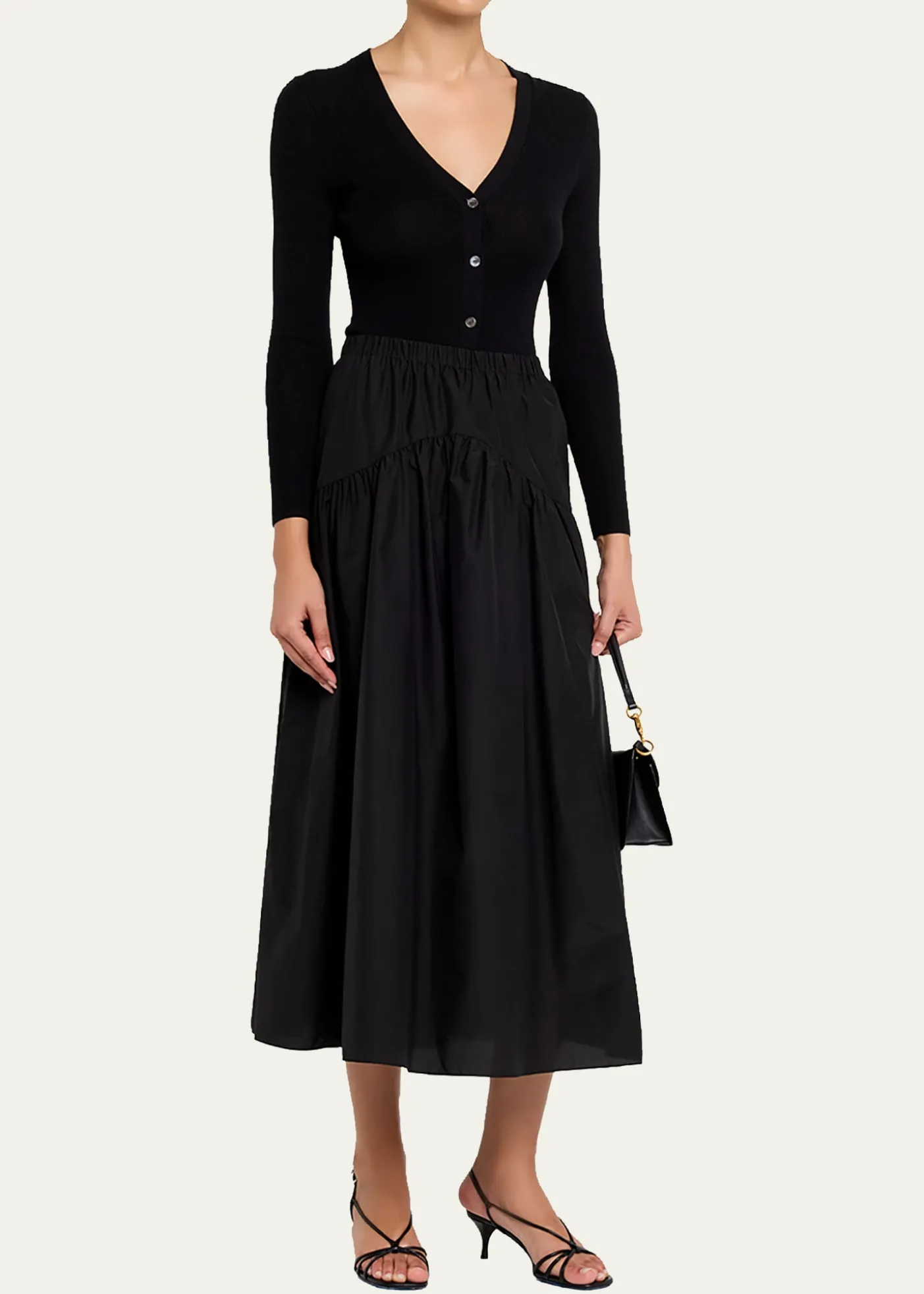TheoryPoplin Circle Skirt