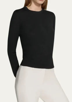 TheoryRegal Merino Wool Knit Crewneck Top
