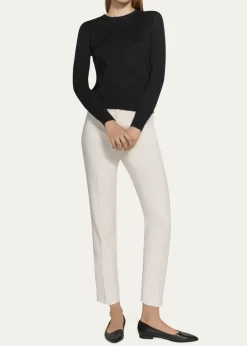TheoryRegal Merino Wool Knit Crewneck Top