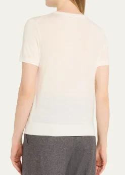TheoryRegal Merino Wool Short-Sleeve Crew T-Shirt
