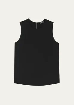 TheorySilk Straight Shell Top