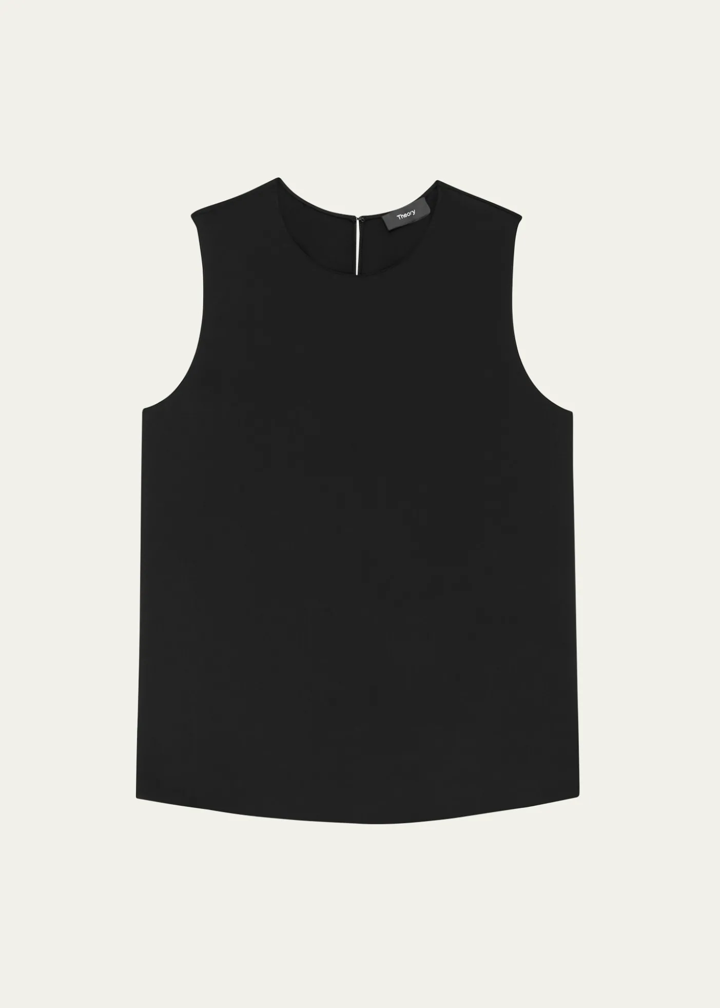 TheorySilk Straight Shell Top