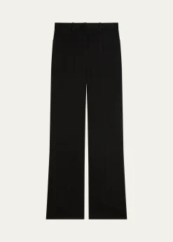 TheorySlim-Straight Satin Pants