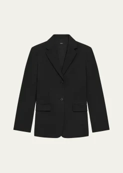 TheoryTraceable Wool Slim Single-Breasted Blazer