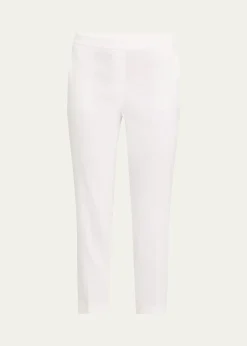 TheoryTreeca Cropped Slim Pull-On Pants