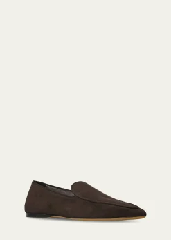THE ROWAwar Flat Suede Loafers