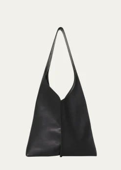 THE ROWBindle Small Shoulder Bag in Saddle Leather