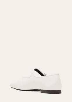 THE ROWBoheme Leather Mary Jane Ballerina Flats