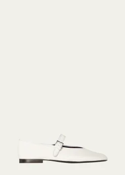 THE ROWBoheme Leather Mary Jane Ballerina Flats