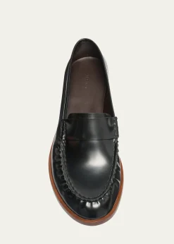 THE ROWCalfskin Leather Loafers