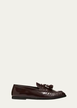 THE ROWCalfskin Tassel Boyfriend Loafers