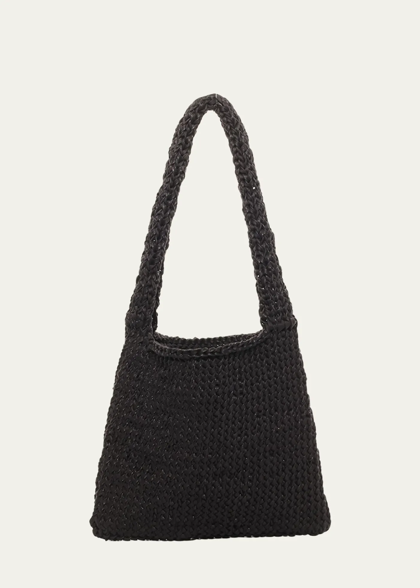 THE ROWDidion Woven Shoulder Bag in Waxed Cotton