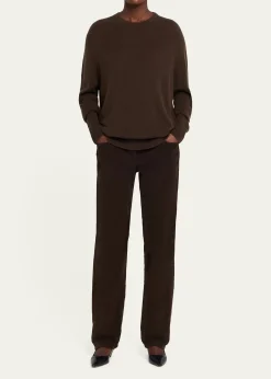 THE ROWFrava Corduroy Straight-Leg Pants