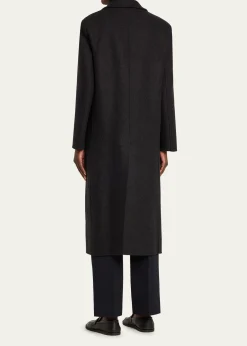THE ROWHariet Double-Breasted Wool-Cashmere Long Coat