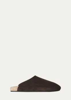 THE ROWHudson Suede Slide Mules