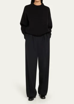 THE ROWIgor Pleated Straight-Leg Pants