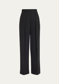 THE ROWIgor Pleated Straight-Leg Pants