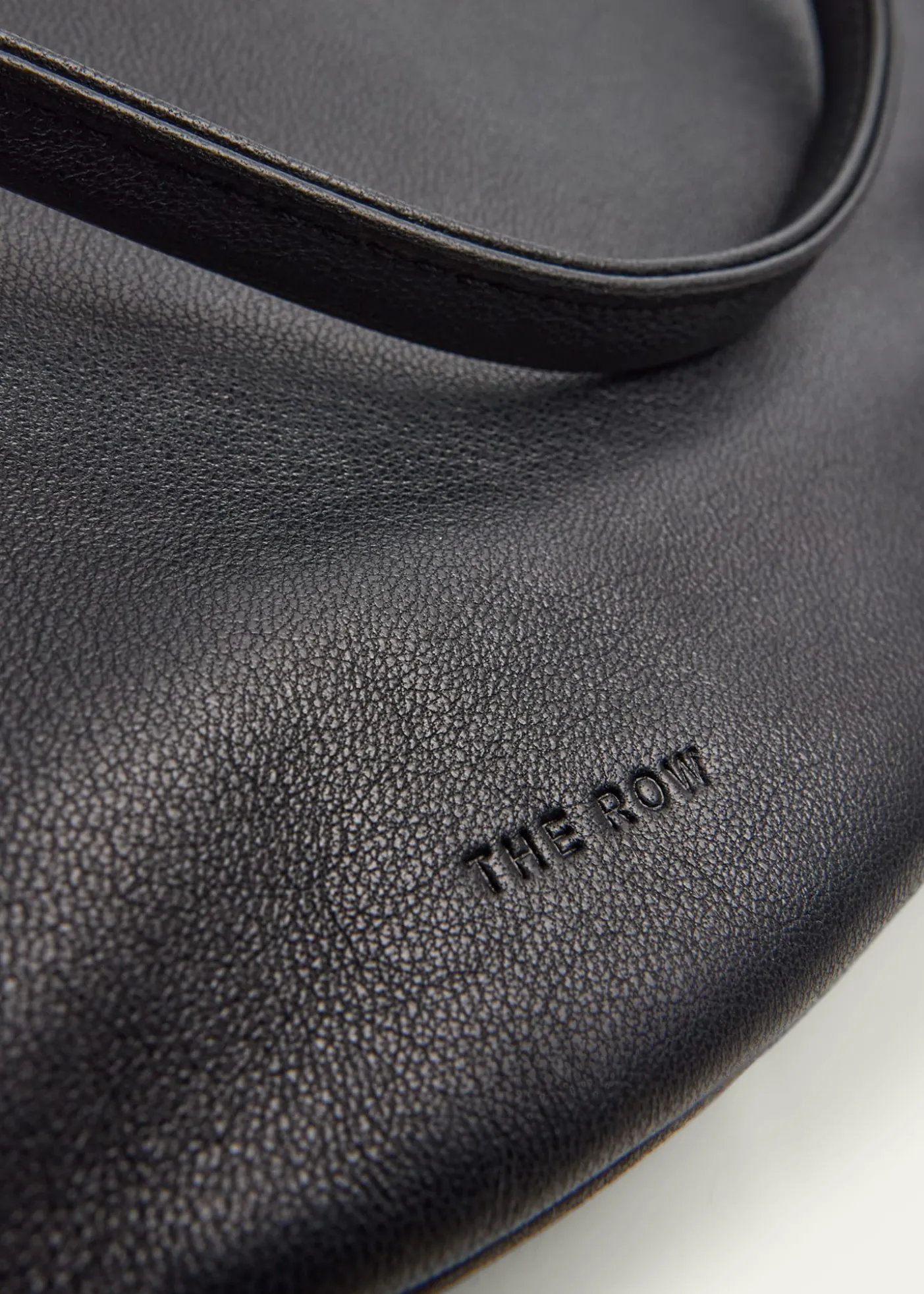 THE ROWIzzy Small Crescent Shoulder Bag in Leather