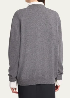 THE ROWLigeia V-Neck Cashmere Sweater