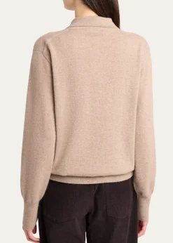 THE ROWLillia Cashmere Collared Cardigan