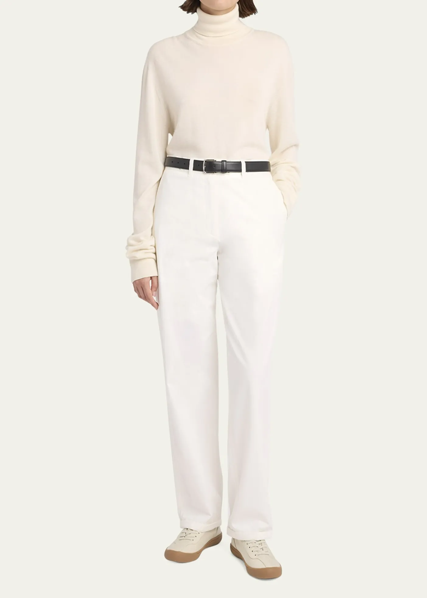 THE ROWLizzy Cashmere Turtleneck Sweater