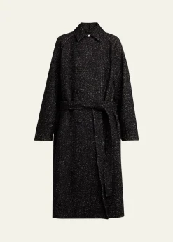 THE ROWMacaria Belted Wool Oversized Coat