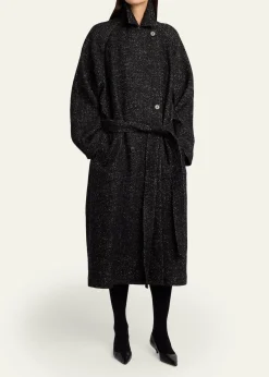 THE ROWMacaria Belted Wool Oversized Coat