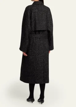 THE ROWMacaria Belted Wool Oversized Coat