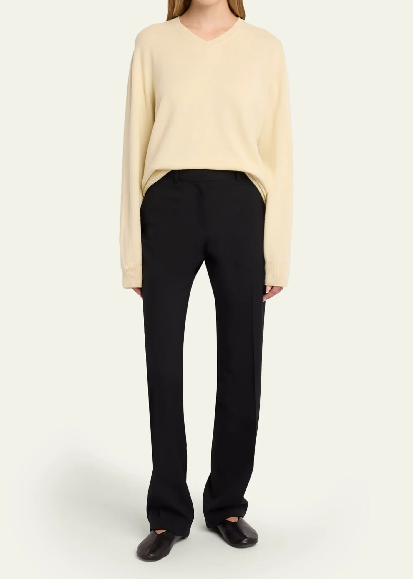 THE ROWMigeia V-Neck Cashmere Sweater