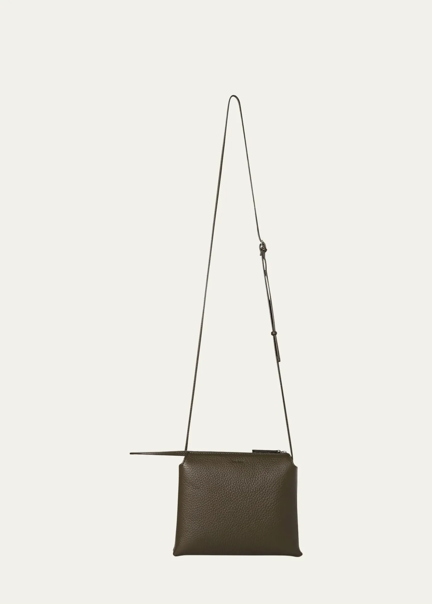 THE ROWMini Nu Twin Crossbody Bag in Deer Leather