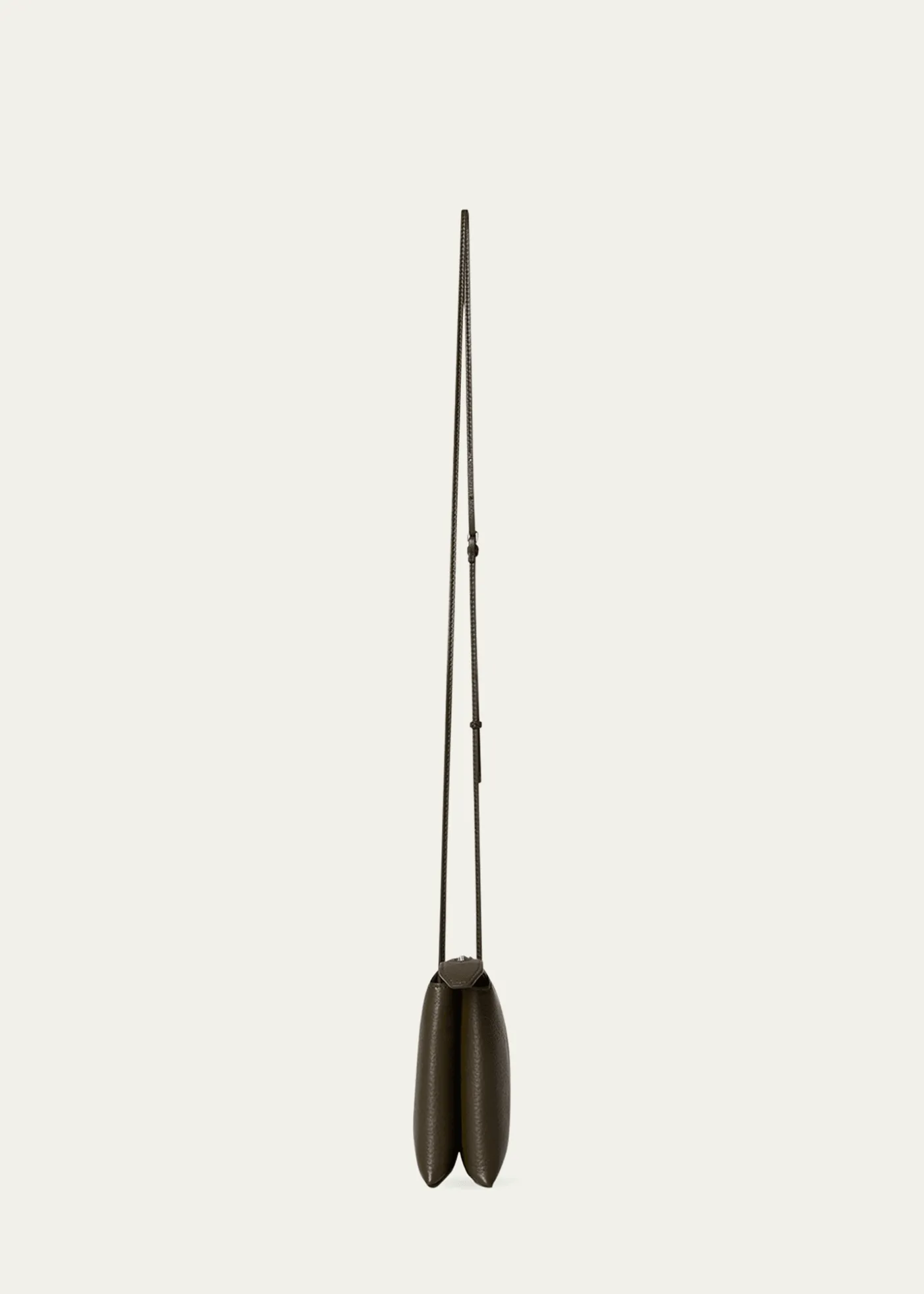 THE ROWMini Nu Twin Crossbody Bag in Deer Leather