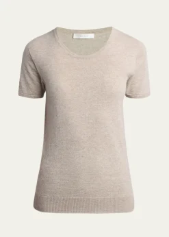 THE ROWNova Scoop-Neck Cashmere Top