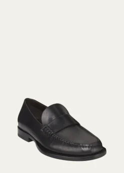THE ROWNovus Leather Slip-On Loafers