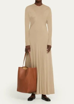 THE ROWPark North-South Tote Bag in Leather