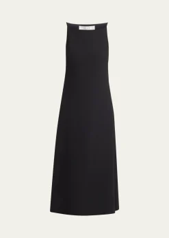 THE ROWSeraphina High-Neck Sleeveless Midi Dress