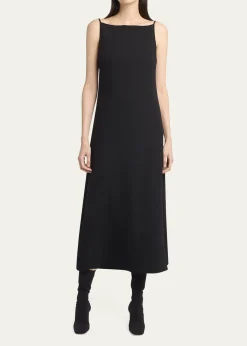 THE ROWSeraphina High-Neck Sleeveless Midi Dress