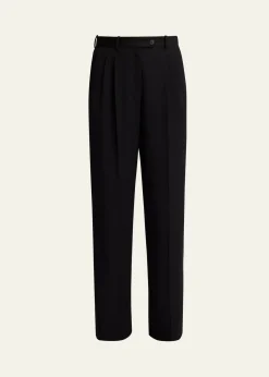 THE ROWVirgil Double-Pleated Straight-Leg Pants