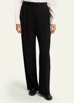 THE ROWVirgil Double-Pleated Straight-Leg Pants