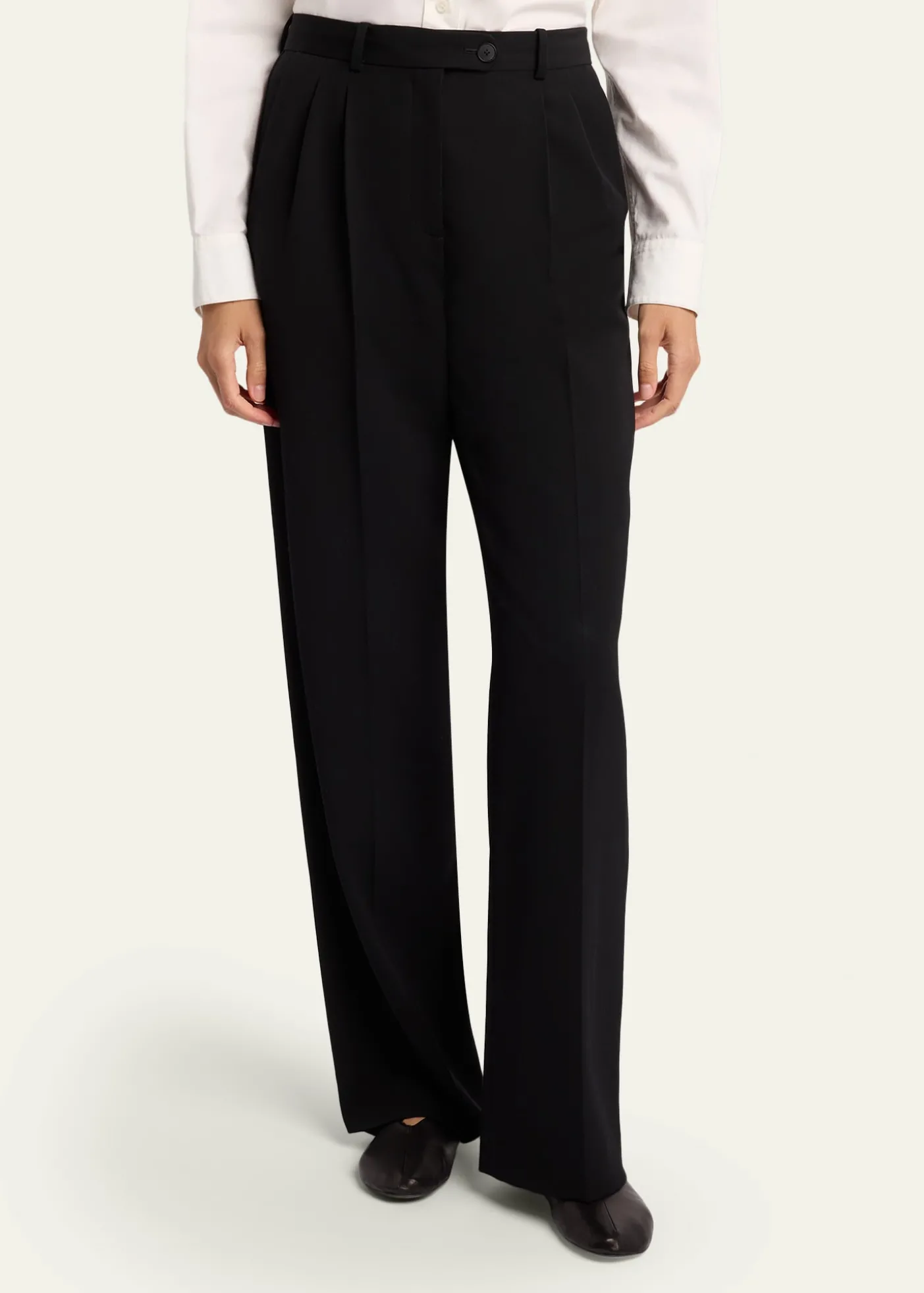 THE ROWVirgil Double-Pleated Straight-Leg Pants