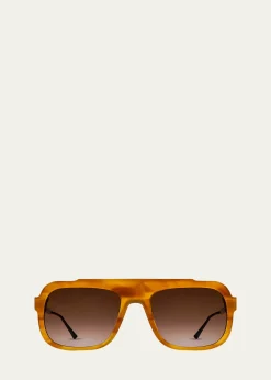 Thierry LasryBowery Two-Tone Aviator Sunglasses