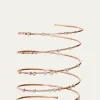 THIS ITEM IS NOT AVAILABLE.Mattia Cielo18K Rose Gold Diamond 5 Row Wrap Bracelet