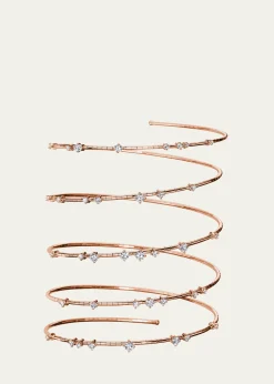 THIS ITEM IS NOT AVAILABLE.Mattia Cielo18K Rose Gold Diamond 5 Row Wrap Bracelet
