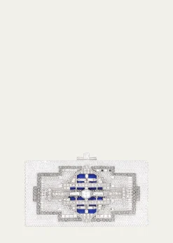 THIS ITEM IS NOT AVAILABLE.Judith Leiber CoutureLillian Sleek Crystal Rectangle Clutch Bag