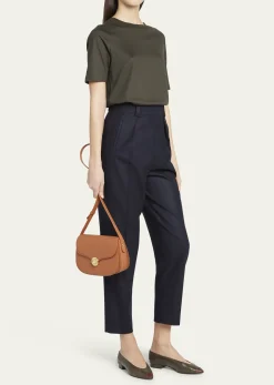 THIS ITEM IS NOT AVAILABLE.Loro PianaGhiera Small Leather Crossbody Bag