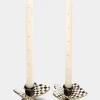 THIS ITEM IS NOT AVAILABLE.MacKenzie-ChildsCourtly Check Butterfly Candle Holders, Set Of 2