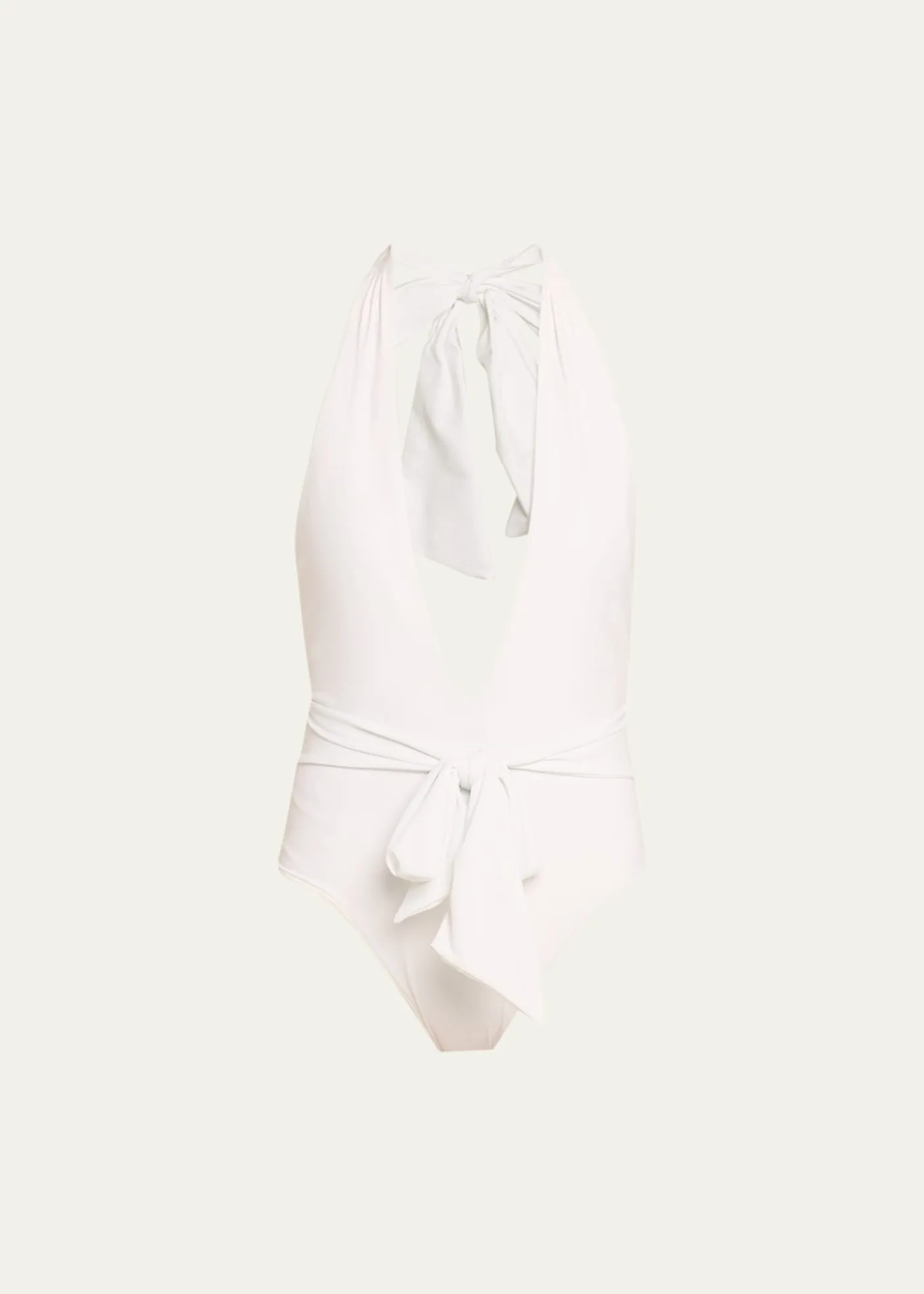THIS ITEM IS NOT AVAILABLE.Ramy BrookRaquel Solid Backless One-Piece Swimsuit