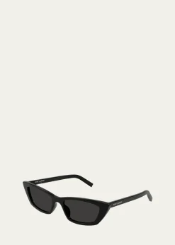 THIS ITEM IS NOT AVAILABLE.Saint LaurentSleek Acetate Cat-Eye Sunglasses
