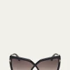 THIS ITEM IS NOT AVAILABLE.TOM FORDFiore Acetate Butterfly Sunglasses