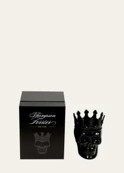 Thompson FerrierBlack Dants Skull Candle, 23.3 oz. - Secret Sucre Scent
