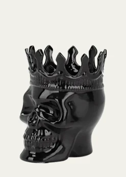 Thompson FerrierBlack Dants Skull Candle, 23.3 oz. - Secret Sucre Scent